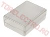 Cutii din Plastic Uz General > Carcasa Transparenta Semimata din Polimer BOX138 - 46x66x25mm