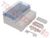 Cutii din Plastic Uz General > Carcasa Perete Geam Transparent din Polimer BOX502 - 213x185x104mm