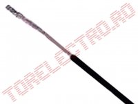 Cablu Termorezistent +260*C/-190*C  1x0.8mm2 Cupru Argintat Multifilar izolat cu Teflon Negru 500V - la Rola 5m