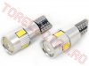 Bec Auto 12V cu LED COBx6 Alb Canbus T10 CAN120/GB - set 2 bucati