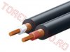 Cabluri Ecranate Duble si Balansate > Cablu Ecranat Audio Stereo 2 Fire 2x2.8mm Negru - la Rola 100m KN6/SAL