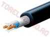 Cabluri Ecranate Duble si Balansate > Cablu Ecranat  Microfon Audio Stereo Balansat 6.2mm Negru MC625/BK/SAL- la Rola 50m