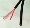 Cabluri Ecranate Duble si Balansate > Cablu Ecranat Audio Stereo 2 Fire 2x2.6mm Negru CAB0200 - la Tronson 10m