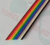 Cabluri Panglica Multifilare > Cablu Multifilar Panglica 10 fire banda multicolora Pas 1.27mm 10x26AWG CPX10C - tronson 10m