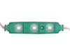 Modul 3xLED SMD5730 VERDE 12V 1100mW Plasticat de Exterior IP67 MGR4622/TC