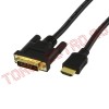 Cablu HDMI Tata - DVI-D Tata 3m