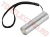 Lanterna cu LED COB 1W Metalica - Argintie LANT0904