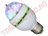 Glob Rotativ pe soclu E27 cu 3x1W LED RGB ASTRO-MICRO/EP