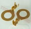Papuc Rotund Auriu Neizolat cu Gaura M8 pentru fir 0.8-2.5mmp - ST-M8 Gold - set 100buc