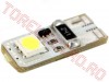 Bec Auto 12V cu LED SMD Alb T10 Canbus CAN103/GB