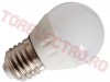 Bec LED  G45 E27 4.5W 230V Alb Rece SKU21176