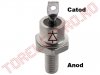 Diode Redresoare > Dioda de Putere   25A 1200V cu Anod la surub M6 D25R12-AS-M6