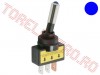 Comutator Auto cu maneta 2 Pozitii 3 Pini ON - OFF si LED Albastru 12V 09058KE/GB