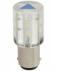 Bec 24V - LED ALBASTRU soclu BA15D Semnalizare pentru Turn Semnalizator Luminos Industrial