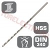 Burghiu  7.5mm x 156mm HSS 135* Lung pentru Metal - Proline 77475 - set 10 bucati