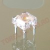 Led Alb Rece Superflux Spider 4 Pini 3000mcd 120* - set 10 bucati