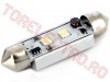 Bec Auto 12V cu 2 LED SMD Alb Canbus CAN112/GB