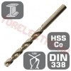 Burghiu  4 mm HSS-Cobalt 135* pentru Metal - Proline 78040 - set 10 bucati
