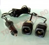 Cablu Prelungitor Priza Bricheta Auto 12V - 5A Cablu 2m cu Splitter 2 Mufe Independente pe cablu A1375A30A2A7Z