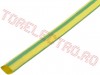 Tub Termocontractabil   6.4mm contractie 2:1 Galben-Verde 1m