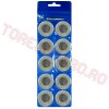 Set 10 Freze Disc 40mm Diamantate Argintii FR7143