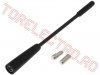 Antena Radio Auto de Exterior Tip Baston 140mm cu Gaura M6 si adaptoare de filet exterior M5 si M6 A00107M6