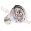 Bec LED  Spot E27 3W 230V Alb Rece LDE27W