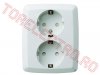 Priza Dubla pentru Interior 16A/ 250V cu protectie pentru copii 3274H/SAL