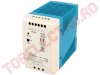 Alimentator 48V  2 A  96W Ajustabil 48V - 56V Model DINMDR10048 Electronic cu Prindere pe Sina DIN