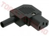 Conector AC 230V > Mufa IEC 10A Mama 90* pe Cablu 05231/GB PC90114