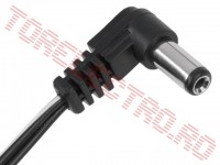 Conector cu fir PC 2.1 - 5.5 la 90* pentru alimentatoare PC1201-3 - set 10 bucati