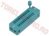 Socluri circuit integrat > Soclu DIL ZIF 24 Pini pas 2,54mm Slim ZIF24S 