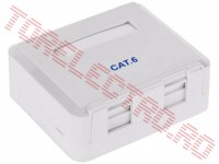 Priza UTP Cat6 / ISDN / RJ45 Dubla Aplicata cu insertie UTP0031-6