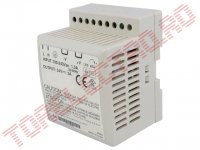 Alimentator 24V  2 A  48W Ajustabil 21.6V - 26.4V Model DINDR4524 Electronic cu Prindere pe Sina DIN