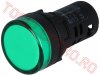 Bec Martor D22 Verde 220Vca - 240Vca L22G220AU cu LED