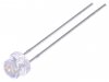 LED Violet  4.8mm Transparent DualChip VIO48HP - set 10 bucati