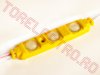 Modul 3xLED SMD5730 Portocaliu 12V 1100mW Plasticat de Exterior IP67 MPY4624/TC