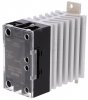 Releu Contactor Static SSR  40A 480Vca Monofazat cu ZCD pe Radiator si Montare pe Sina DIN SRHL11440DIN