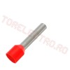 Capete de Fir > Tub Terminal Capat Cablu Izolat pentru  1.0mm2 x 10mm TC1.0/100-10 Set 100 buc