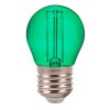 Becuri Filet E27 Deco > Bec LED G45 E27 2W 230V VERDE SKU217411