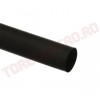 Tub Termocontractabil   6.4mm contractie 2:1 Negru 1m