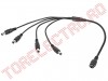 Splitter pentru Cablu de Alimentare PC-2917x4