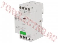 Contactor 4 Contacte NO 32A cu bobina la 230Vac pe Sina DIN IKA43240230VAC - releu protectie pentru sistem incalzire electrica prin pardoseala