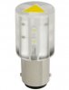 Bec 24V - LED GALBEN soclu BA15D Semnalizare pentru Turn Semnalizator Luminos Industrial