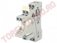 Releu  24V - 16A Intermediar pe sina DIN PI85024AC00LV pentru Tablouri si Instalatii Electrice