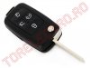 Carcasa Cheie cu Telecomanda Tip Briceag cu 4 Butoane pentru Audi/ VW/ Seat CC278/GB