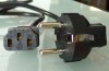 Cabluri pentru Echipamente > Cablu Stecker Tata 90* - IEC 10A Mama pentru PC 10m SN3310 