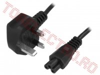 Cablu Stecker Tata UK - IEC C5 Mama pentru Echipamente din Anglia 1.5m UKP5515BK