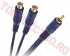 Audio-Video > Cablu RCA Tata - 2x RCA Mama 0.2m Le-461/HQ