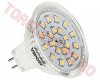 Bec LED Alb Cald 230V MR16  3.8W cu 20 LED-uri SMD LR0372